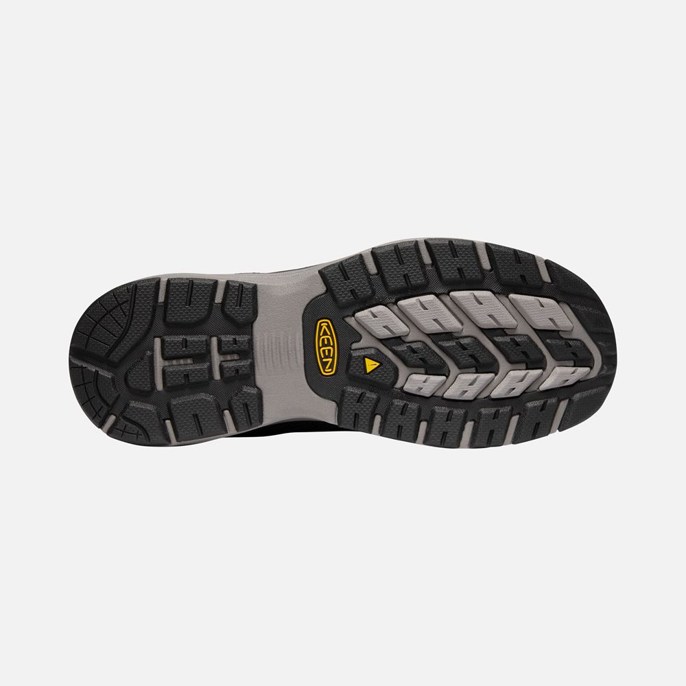 Keen Iş Ayakkabısı Erkek Siyah/Gri - Sparta (Aluminum Toe) - Türkiye JASB10986